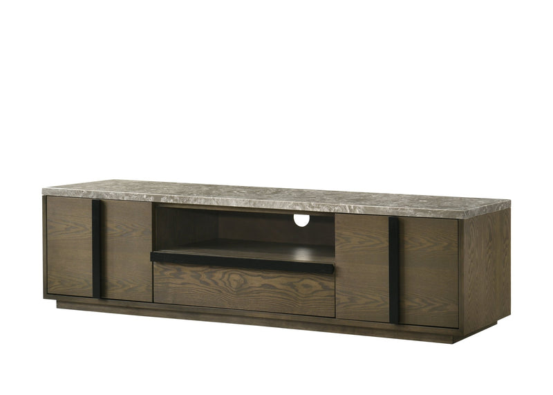 Delphi Grey Marble TV Cabinet - Al Rugaib Furniture