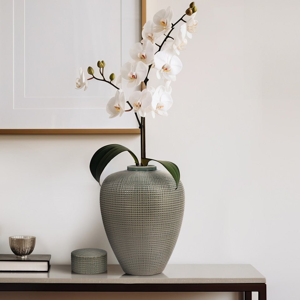 DEMPSEY LARGE GREEN LIDDED JAR Vases and Jars| Sagebrook Home