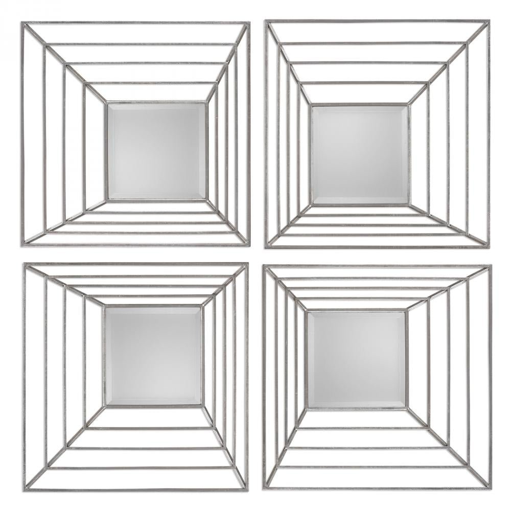 Denain Squares, S/4 Wall Decors| Uttermost