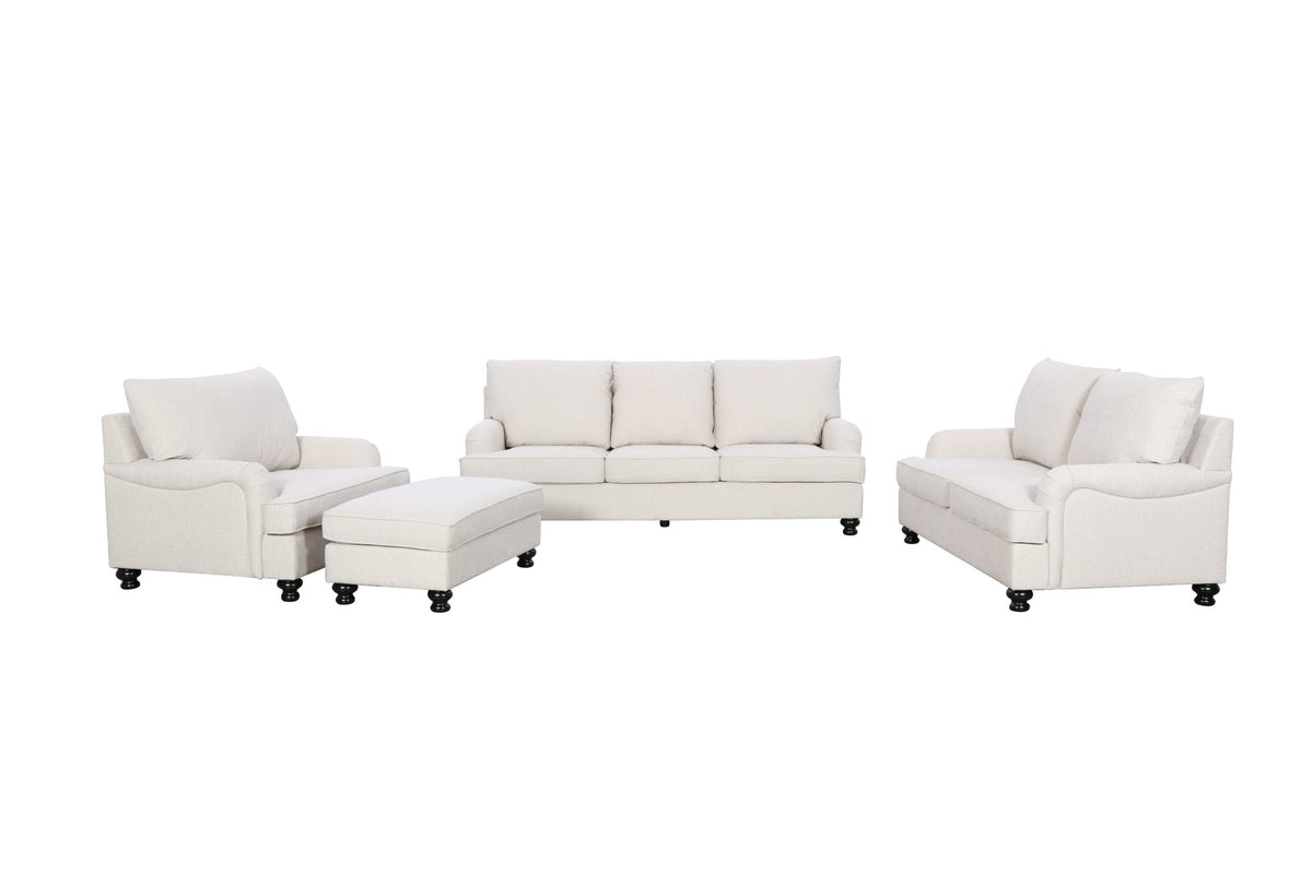 Denise Beige Sofa Set Living Room Sets| Roots Furniture