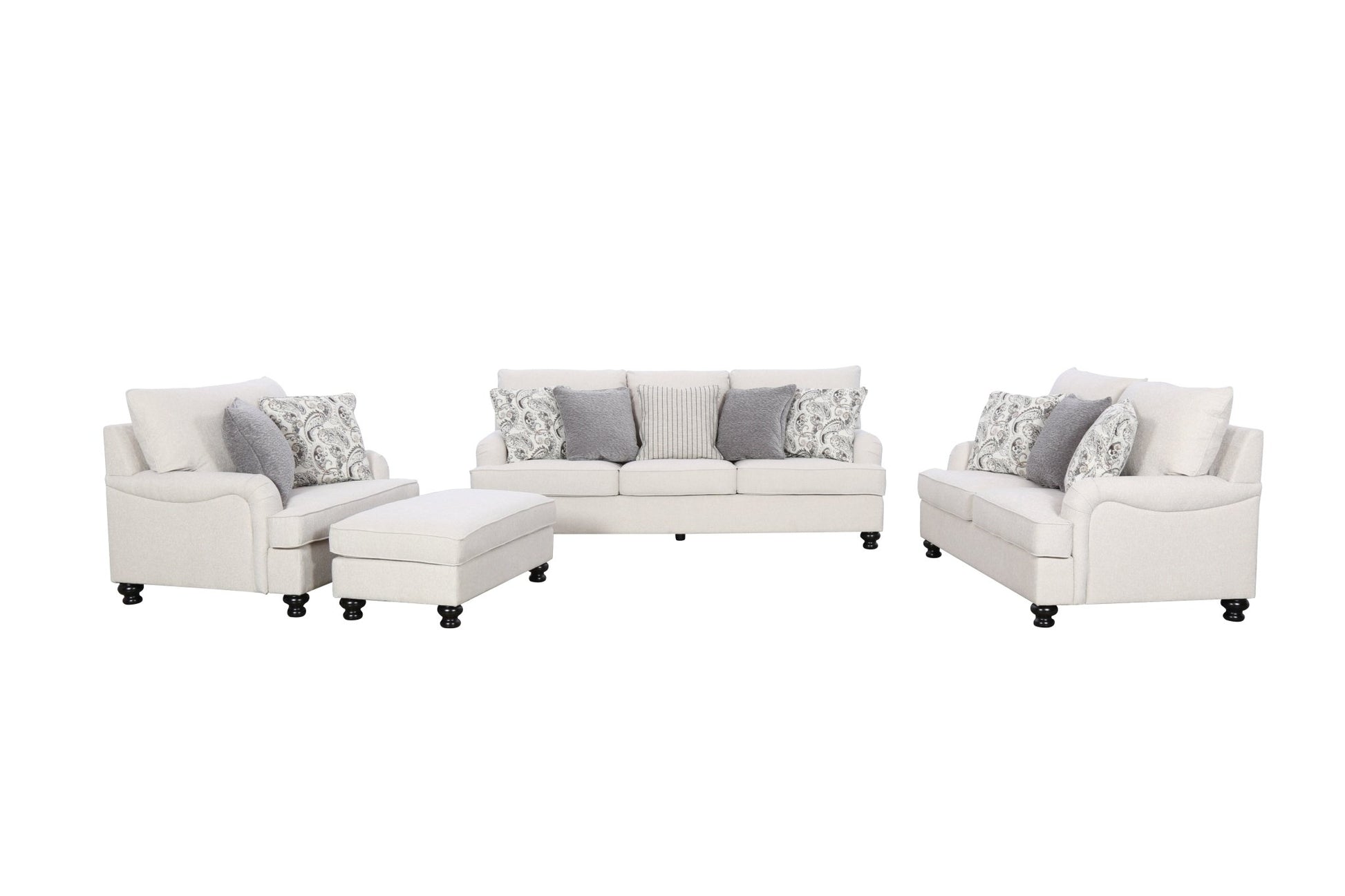 Denise Beige Sofa Set Living Room Sets| Roots Furniture