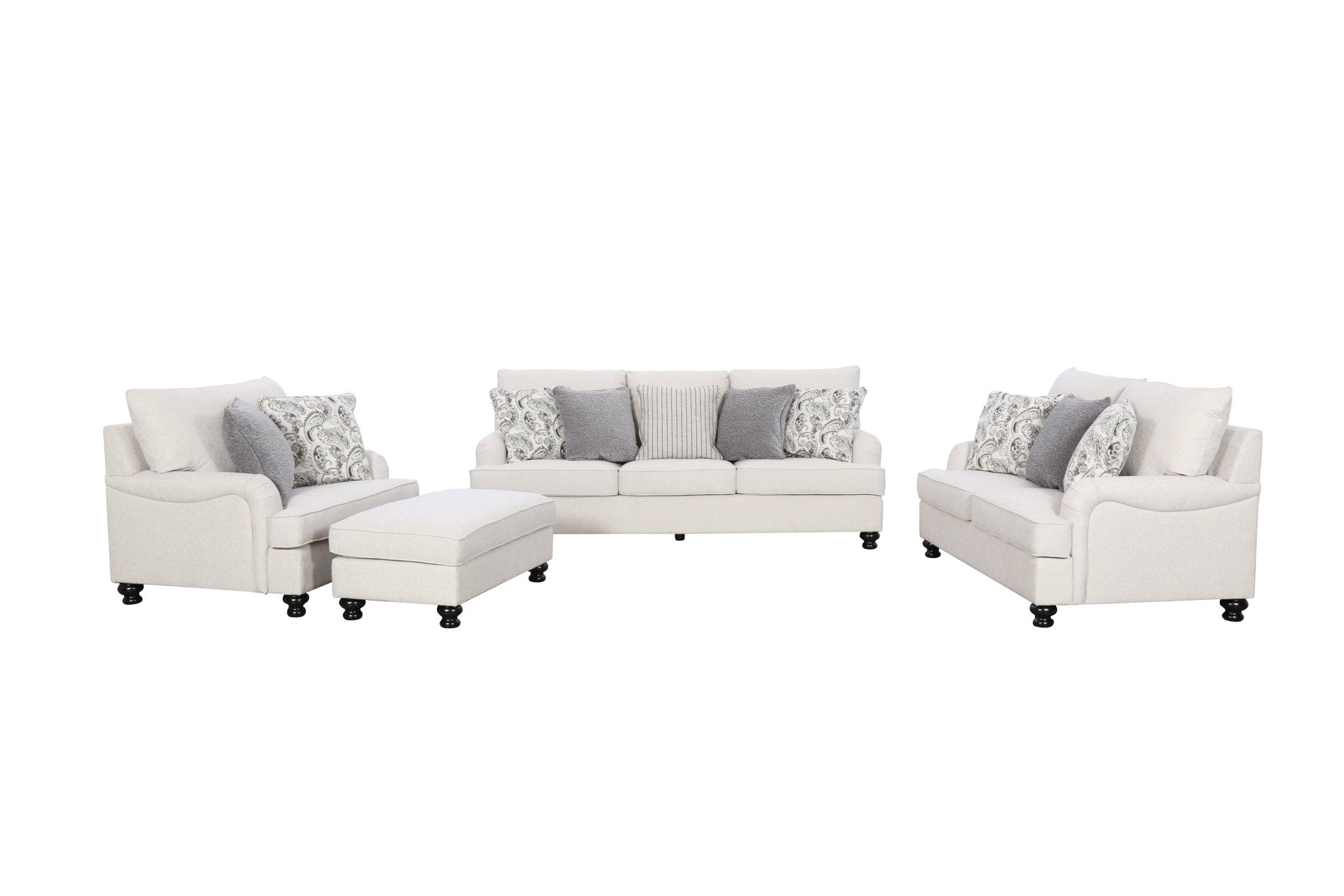 Denise Beige Sofa Set Living Room Sets| Roots Furniture