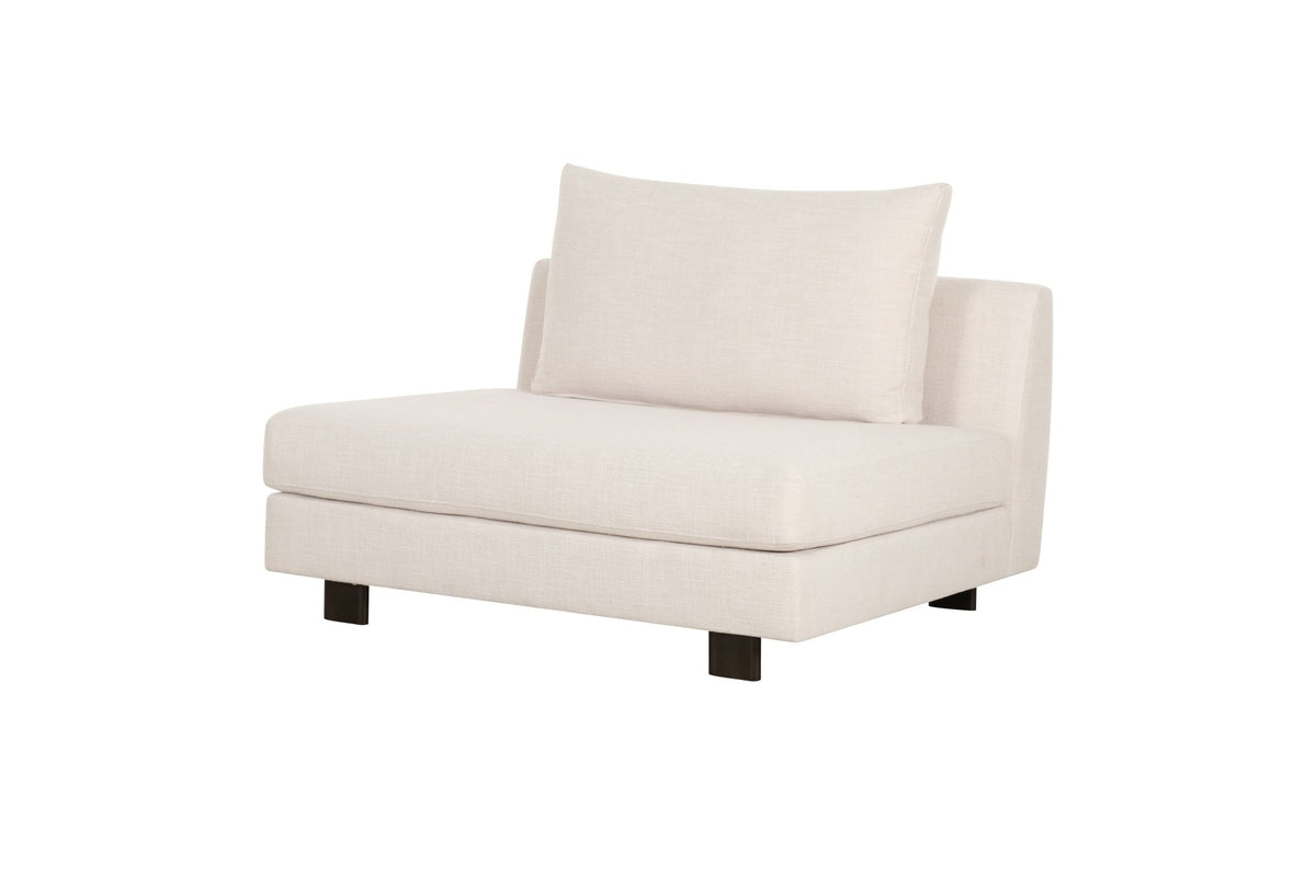 Deniz Brown Armless Chair Sectionals| Roots Furniture