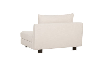 Deniz Brown Armless Chair - Al Rugaib Furniture