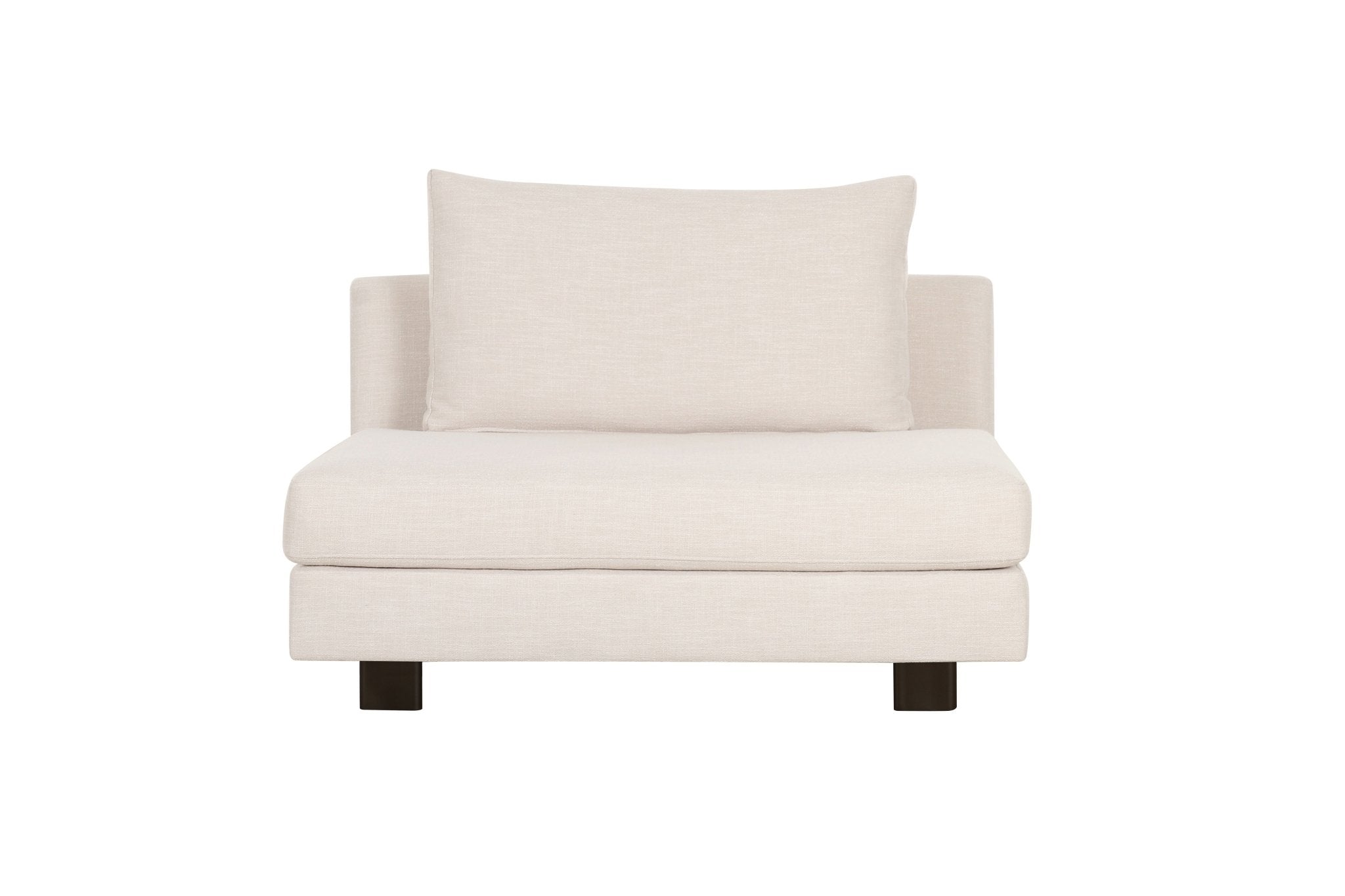 Deniz Brown Armless Chair Sectionals| Roots Furniture