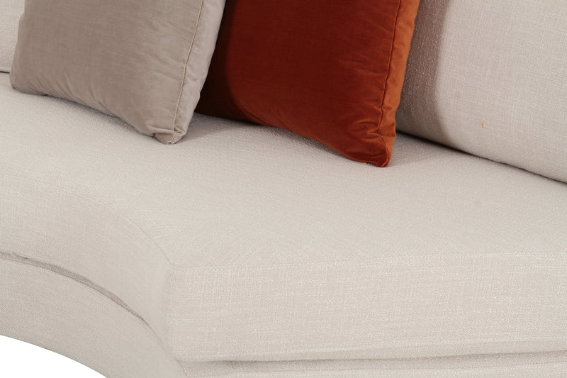 Deniz Brown Corner - Al Rugaib Furniture