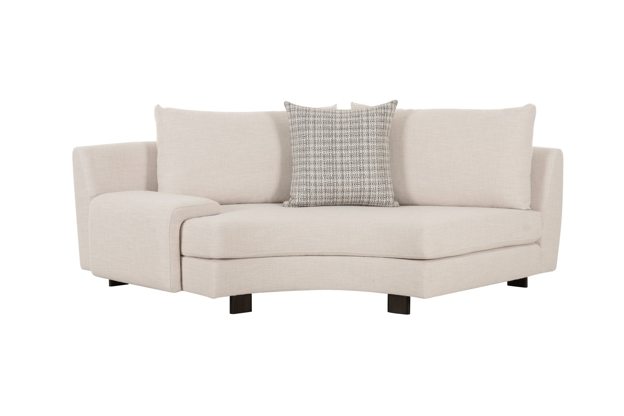 Deniz Brown Left Arm Facing Seater Sectionals| Roots Furniture