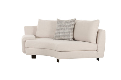 Deniz Brown Left Arm Facing Seater - Al Rugaib Furniture