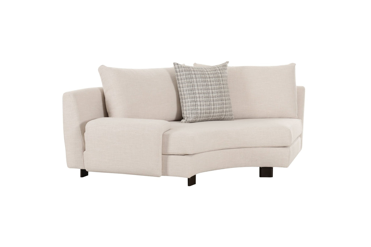 Deniz Brown Left Arm Facing Seater Sectionals| Roots Furniture