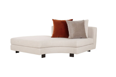 Deniz Brown Right Arm Chaise - Al Rugaib Furniture