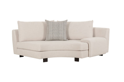 Deniz Brown Right Arm Facing Seater - Al Rugaib Furniture
