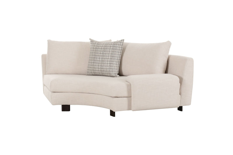 Deniz Brown Right Arm Facing Seater - Al Rugaib Furniture