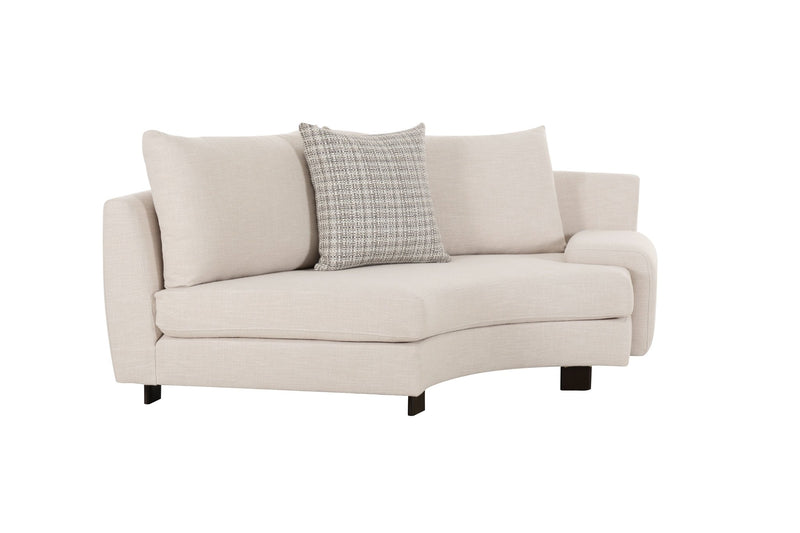 Deniz Brown Right Arm Facing Seater - Al Rugaib Furniture