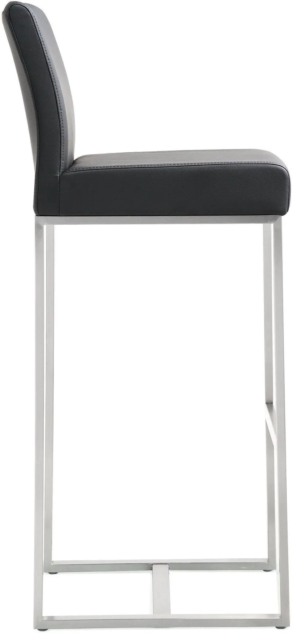 Denmark Black Steel Barstool Counter Stools| TOV