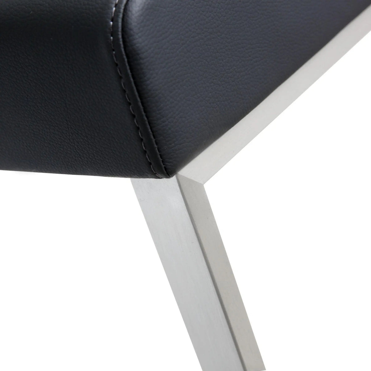 Denmark Black Steel Barstool Counter Stools| TOV