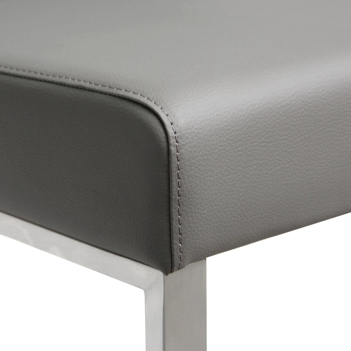 Denmark Grey Steel Barstool Counter Stools| TOV