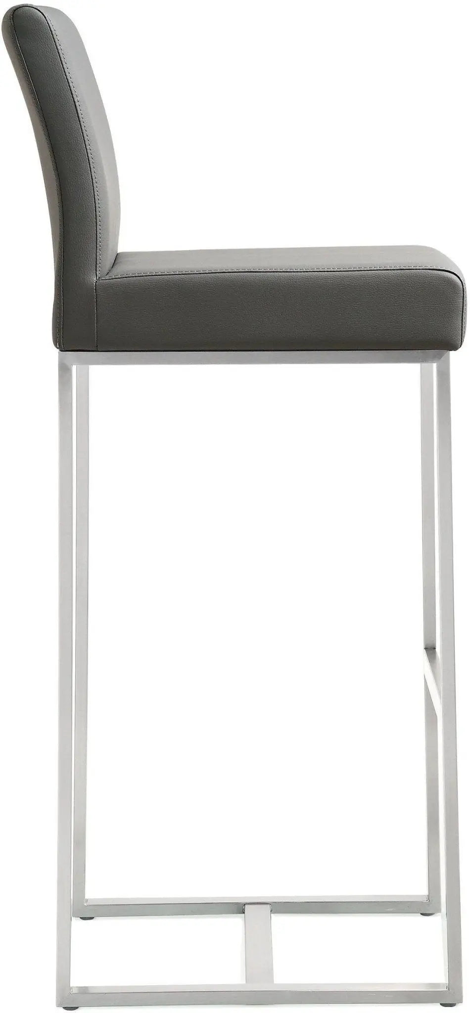 Denmark Grey Steel Barstool Counter Stools| TOV