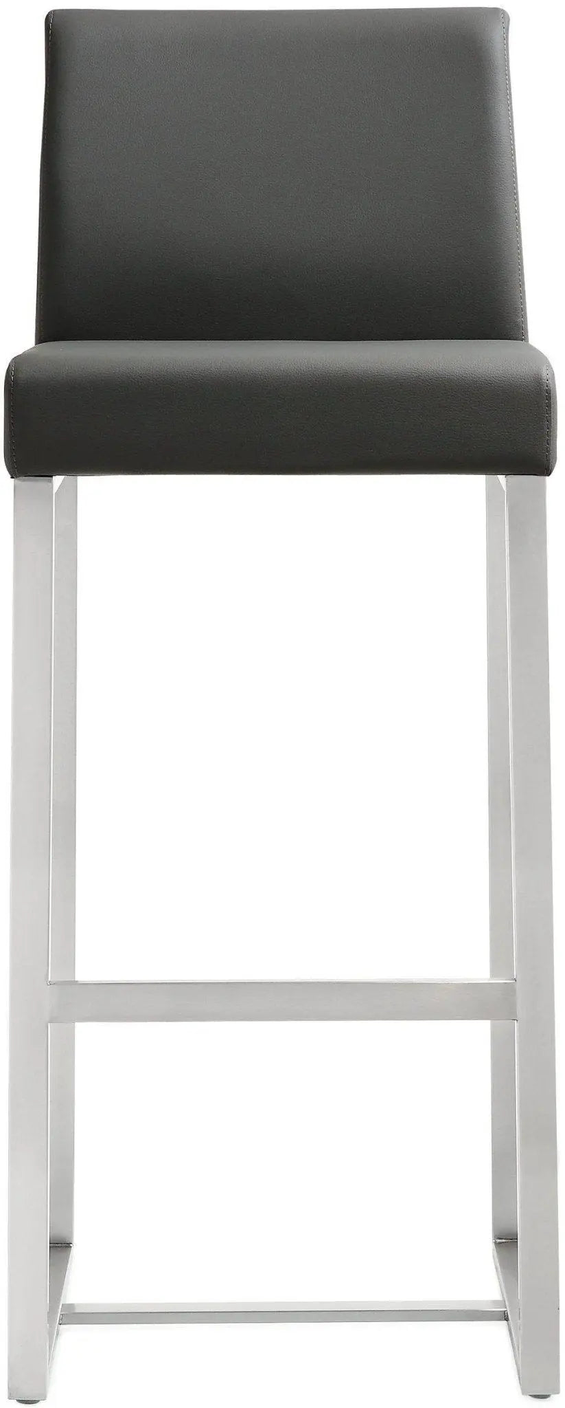 Denmark Grey Steel Barstool Counter Stools| TOV