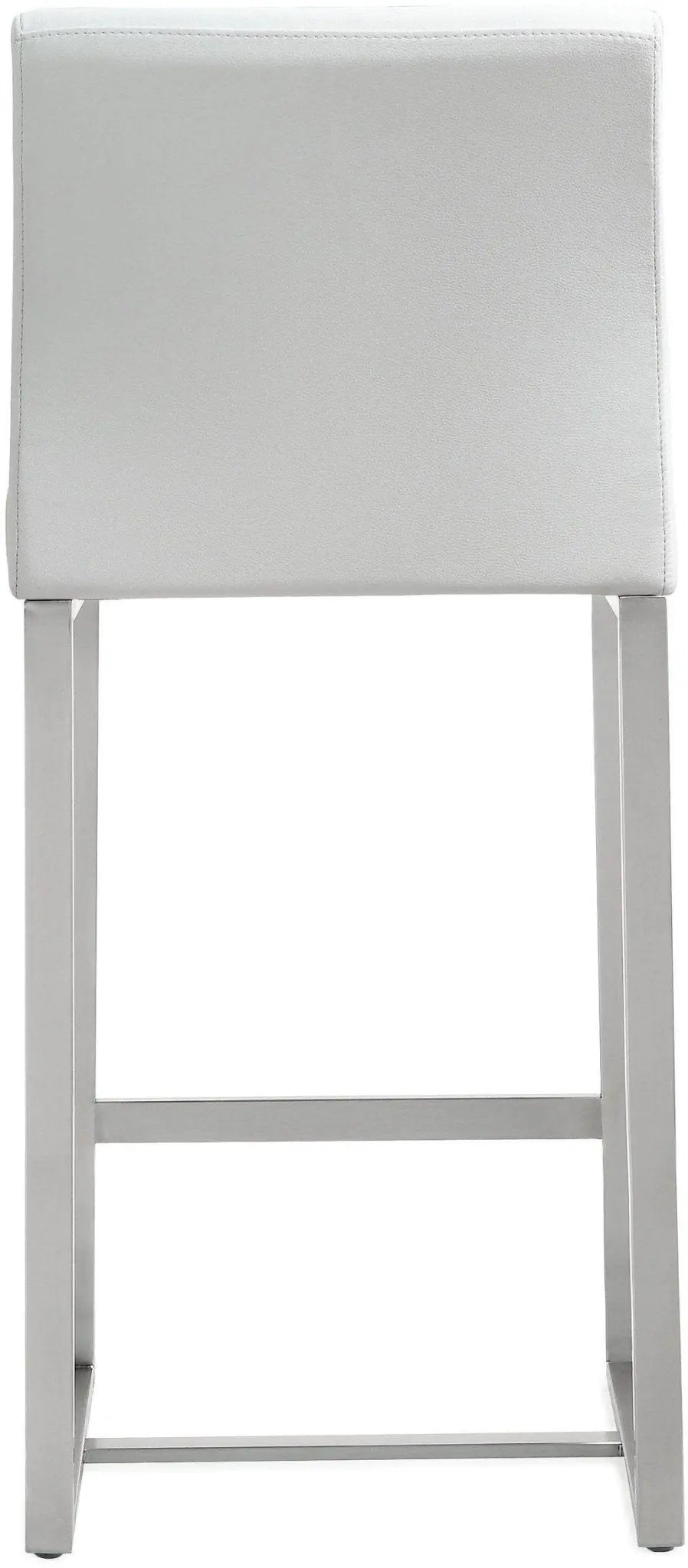 Denmark White Steel Counter Stool Counter Stools| TOV