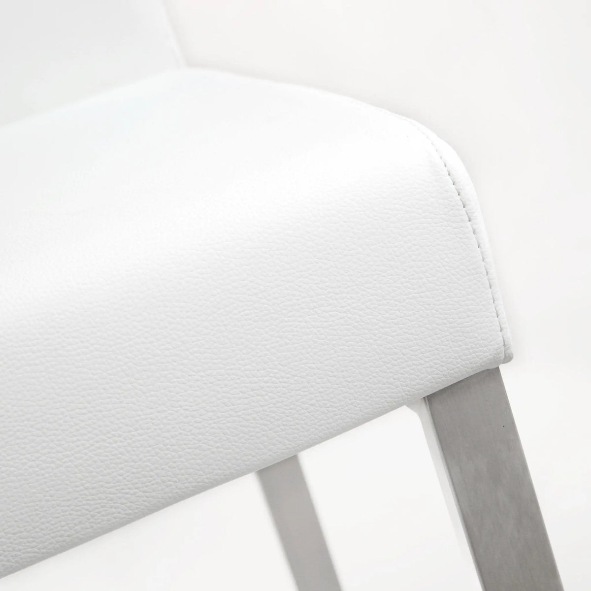 Denmark White Steel Counter Stool Counter Stools| TOV