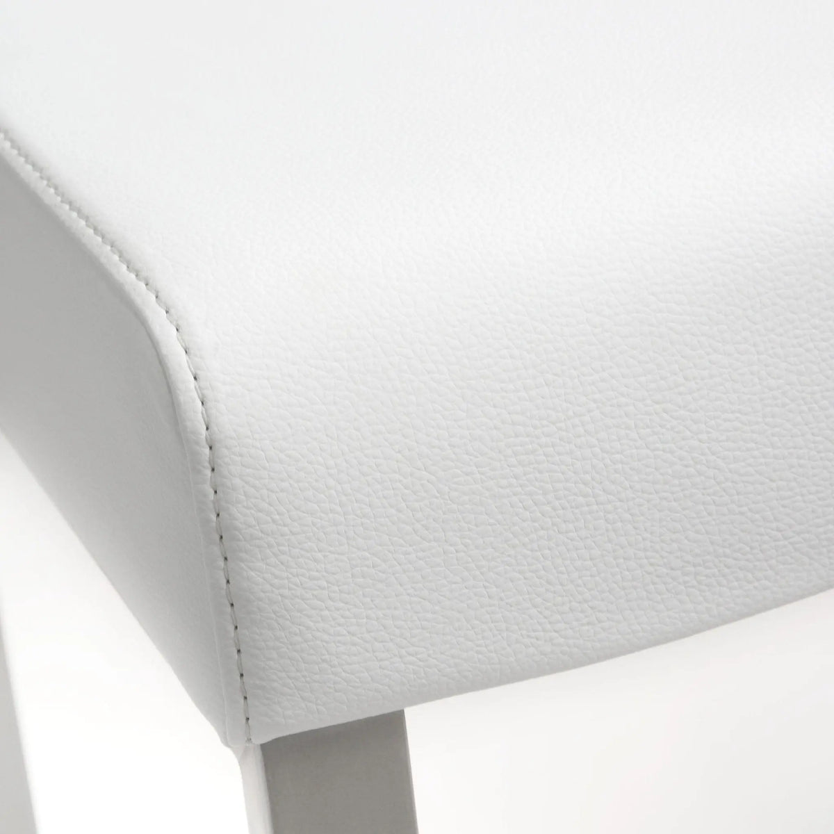 Denmark White Steel Counter Stool Counter Stools| TOV