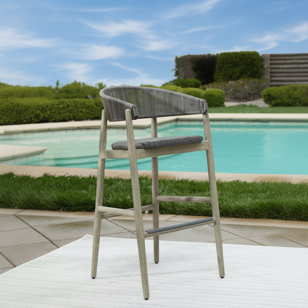 Dermott Outdoor Bar Stool Outdoor Chairs| Uttermost