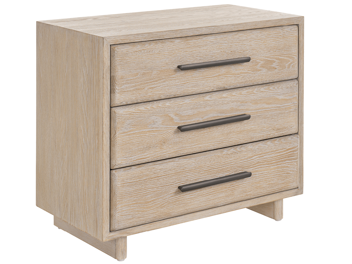 Desert Three Drawer Nightstand Nightstands| Universal