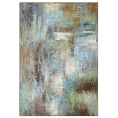 Dewdrops Hand Painted Canvas Hp - Al Rugaib Furniture