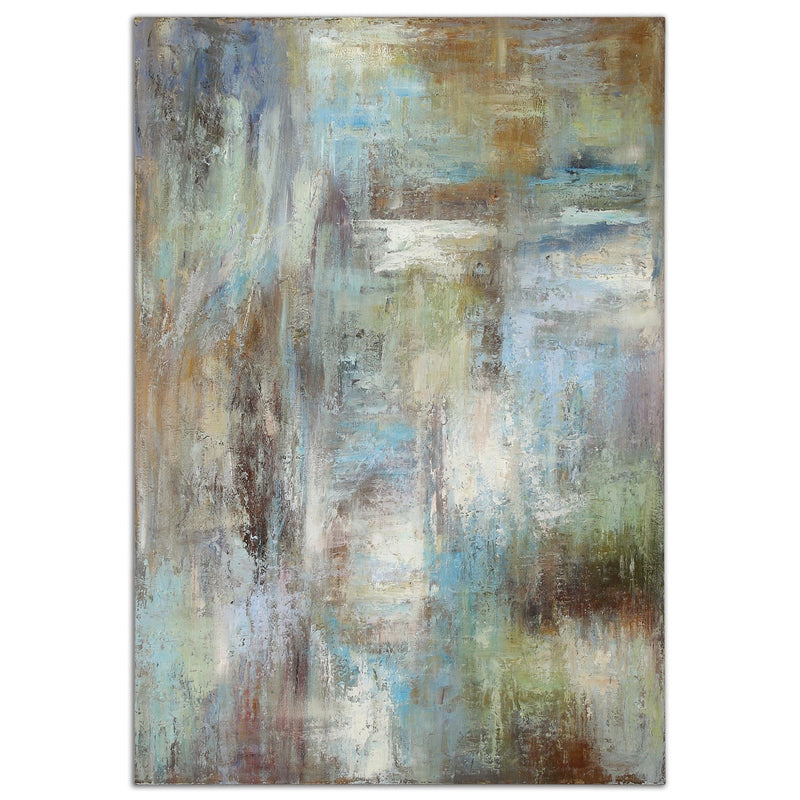 Dewdrops Hand Painted Canvas Hp - Al Rugaib Furniture