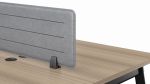 2-Person Office Workstation with Acoustic Divider