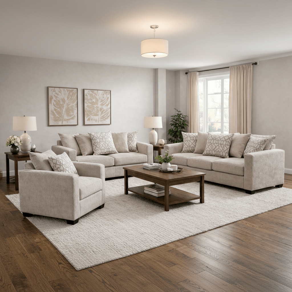 Diego Beige Sofa Set Living Room Sets| Roots Furniture