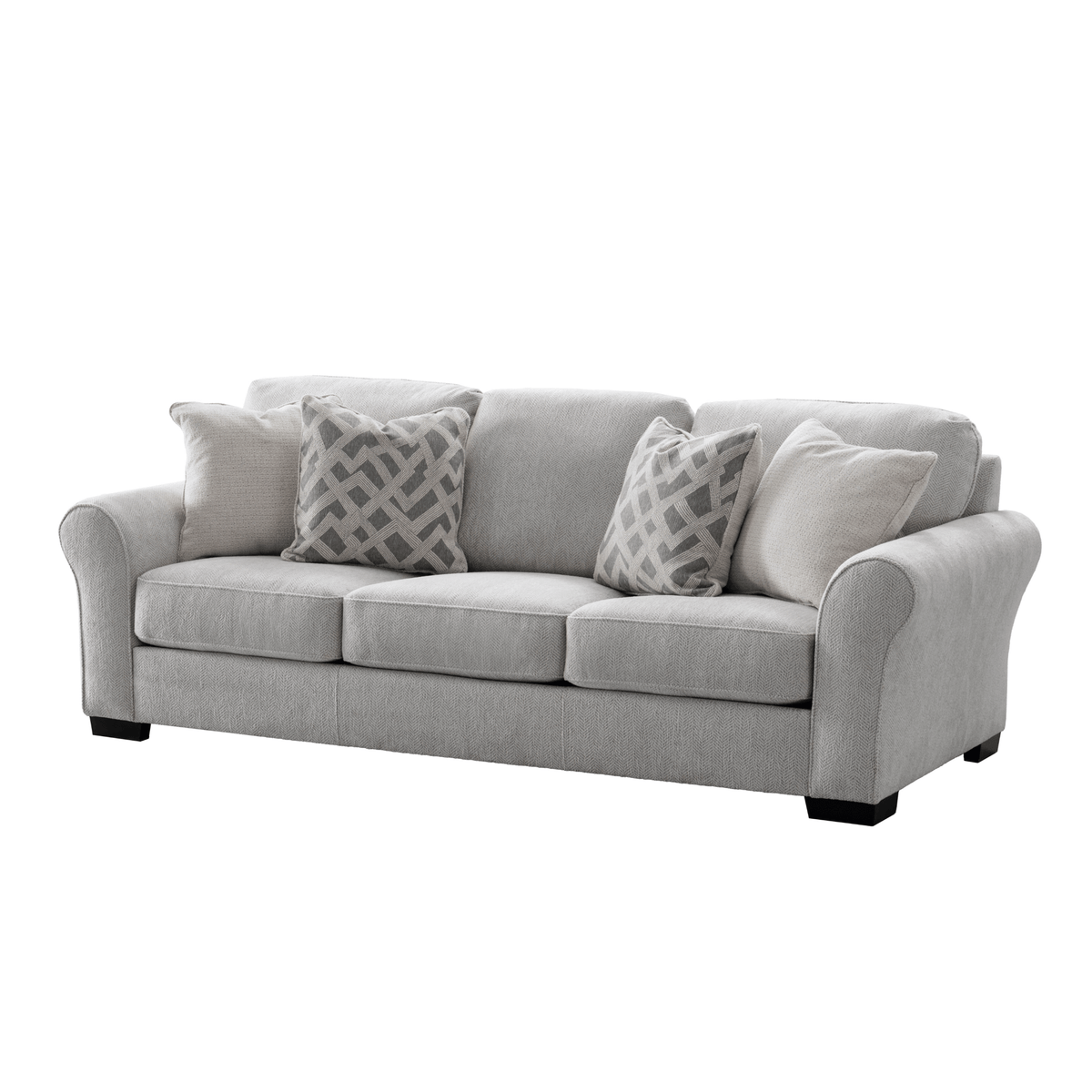 Dillon Grey Living Room Set + FREE RUG - Al Rugaib Furniture