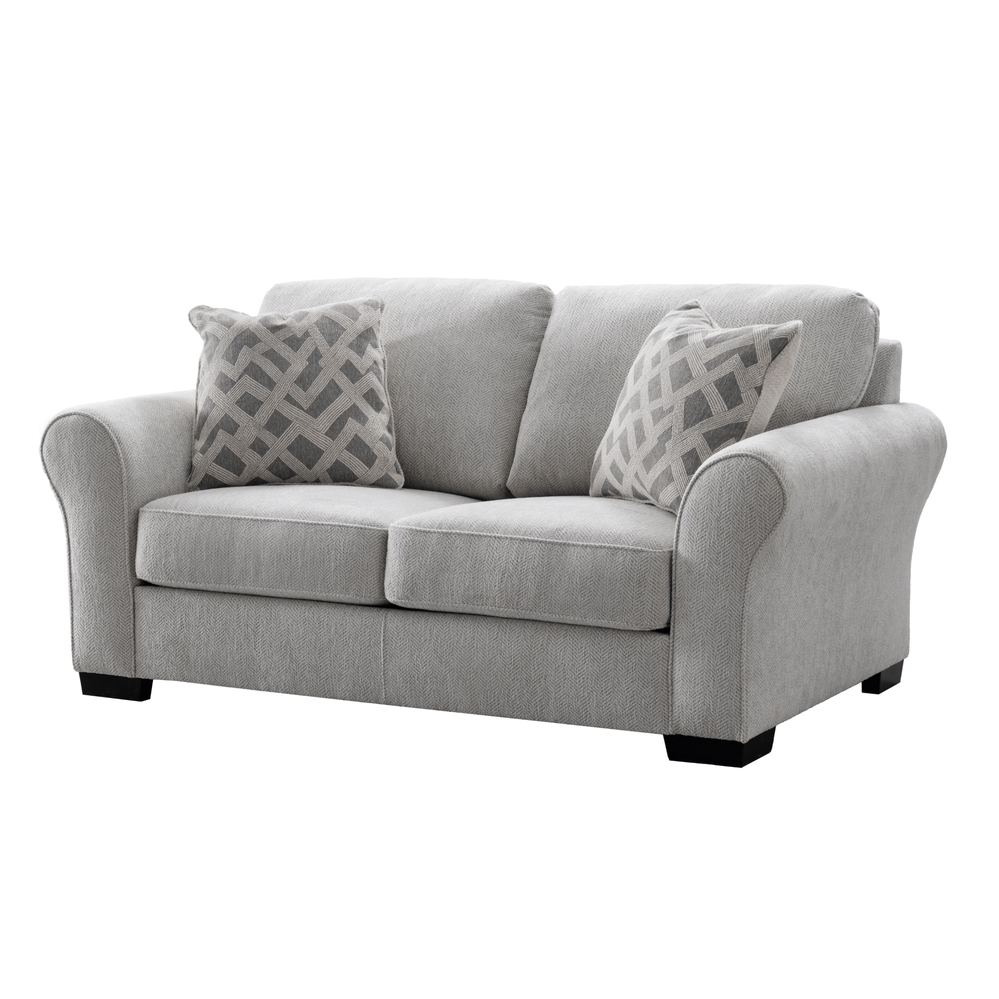 Dillon Grey Living Room Set + FREE RUG - Al Rugaib Furniture