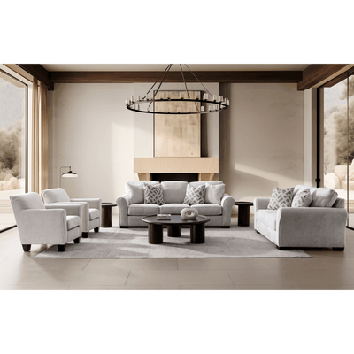 Dillon Grey Living Room Set + FREE RUG - Al Rugaib Furniture
