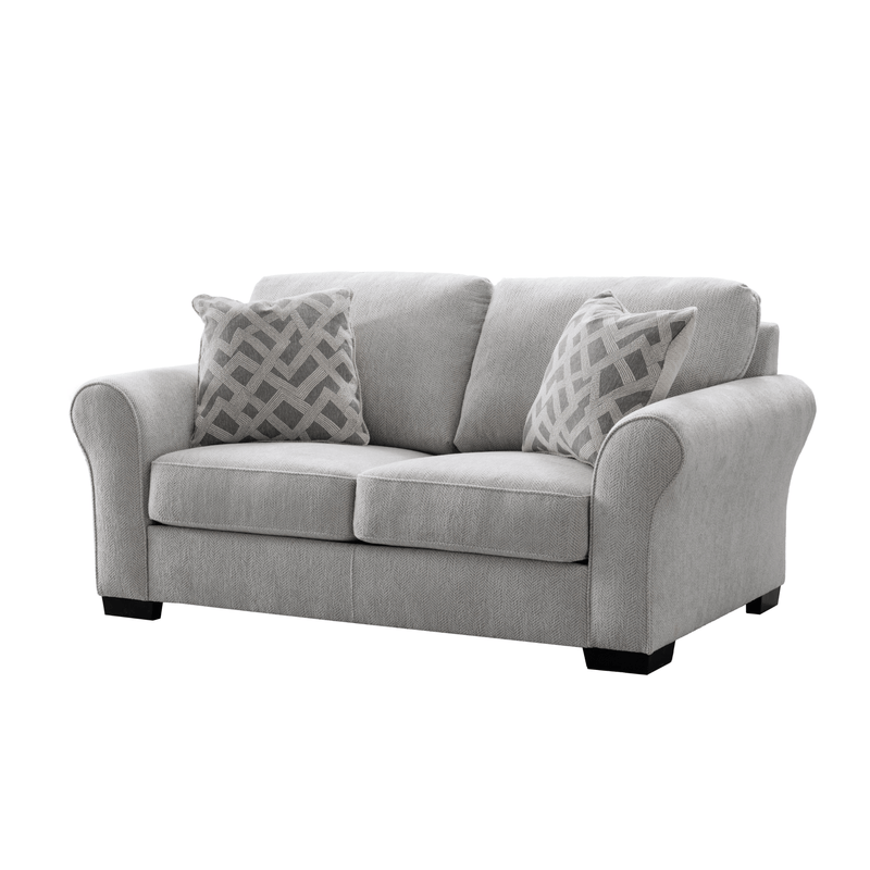 Dillon Grey Living Room Set ( Sofa + Loveseat) - Al Rugaib Furniture