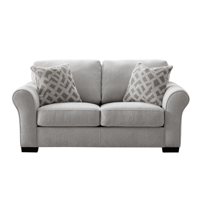 Dillon Grey Loveseat (184cm) - Al Rugaib Furniture
