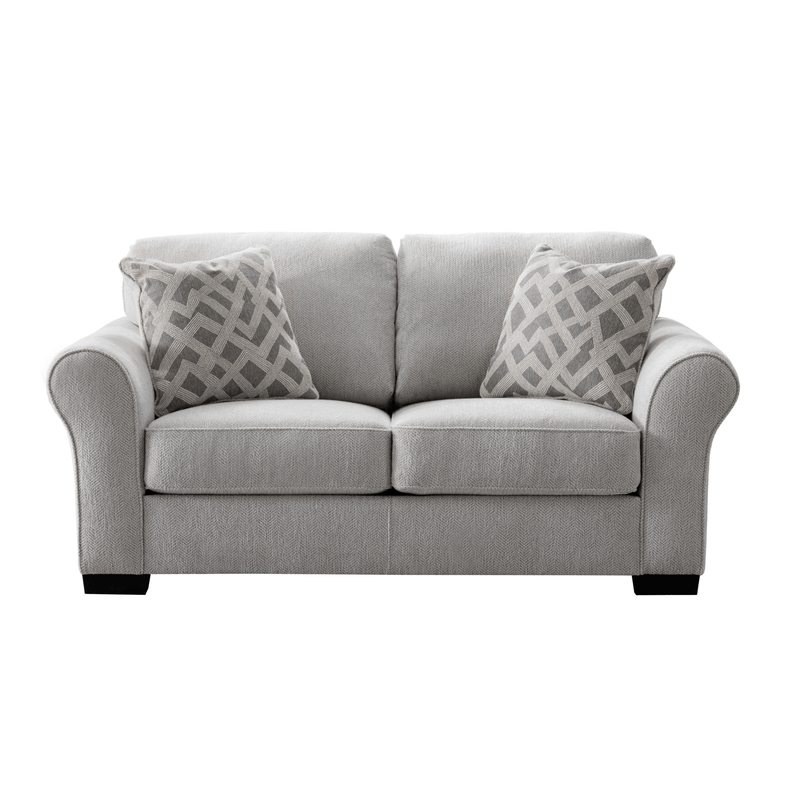Dillon Grey Loveseat (184cm) - Al Rugaib Furniture