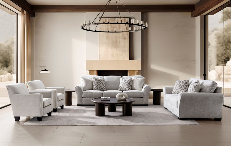 Dillon Grey Sofa (249cm) - Al Rugaib Furniture