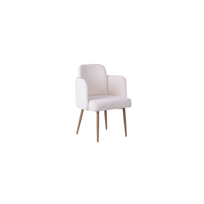 Dine Dining chair – bouclé with straight back Dining Chair| Otath
