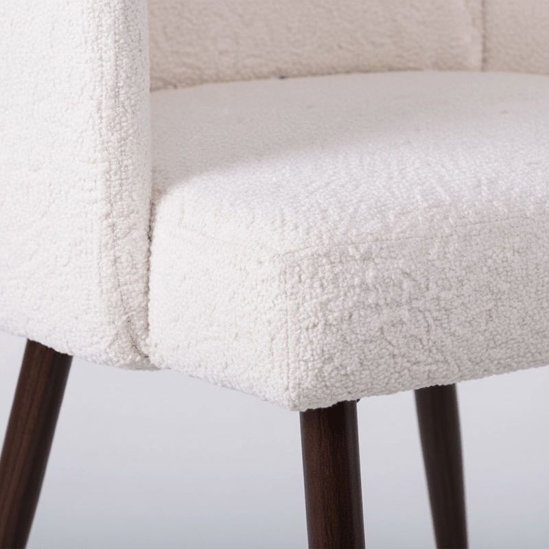 Dine Dining chair – bouclé with straight back Dining Chair| Otath