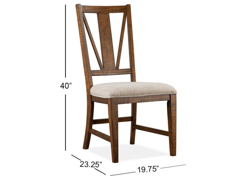 Dining Side Chair w/Upholstered Seat Dining Chairs| Magnussen