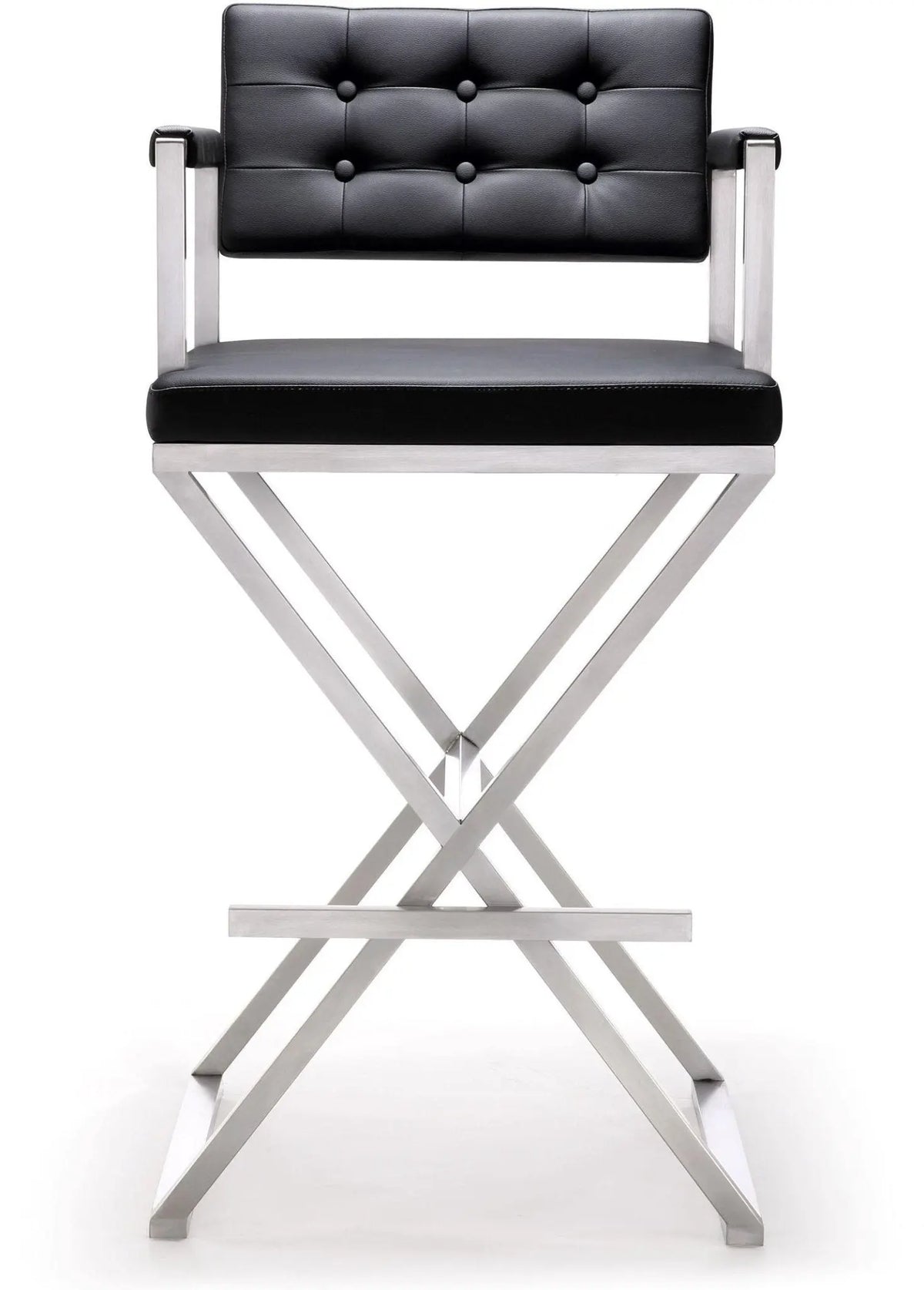 Director Black Steel Barstool Counter Stools| TOV