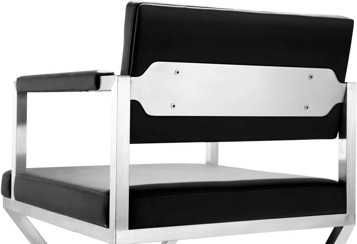 Director Black Steel Barstool Counter Stools| TOV