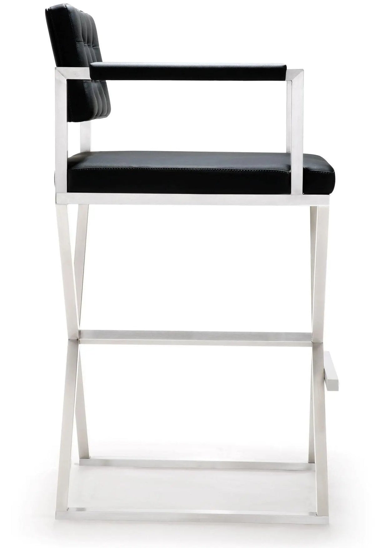 Director Black Steel Barstool Counter Stools| TOV
