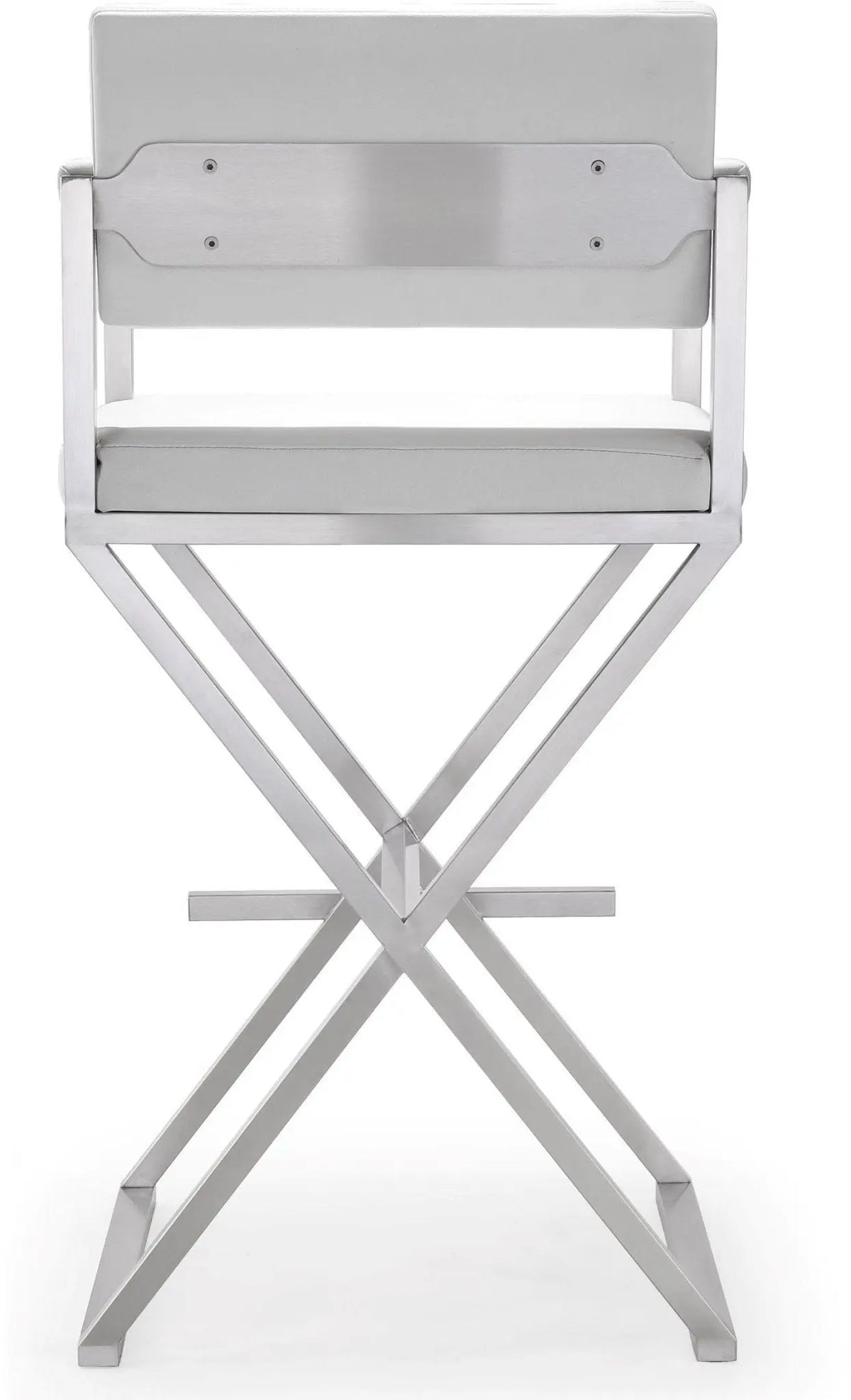 Director White Steel Barstool Counter Stools| TOV