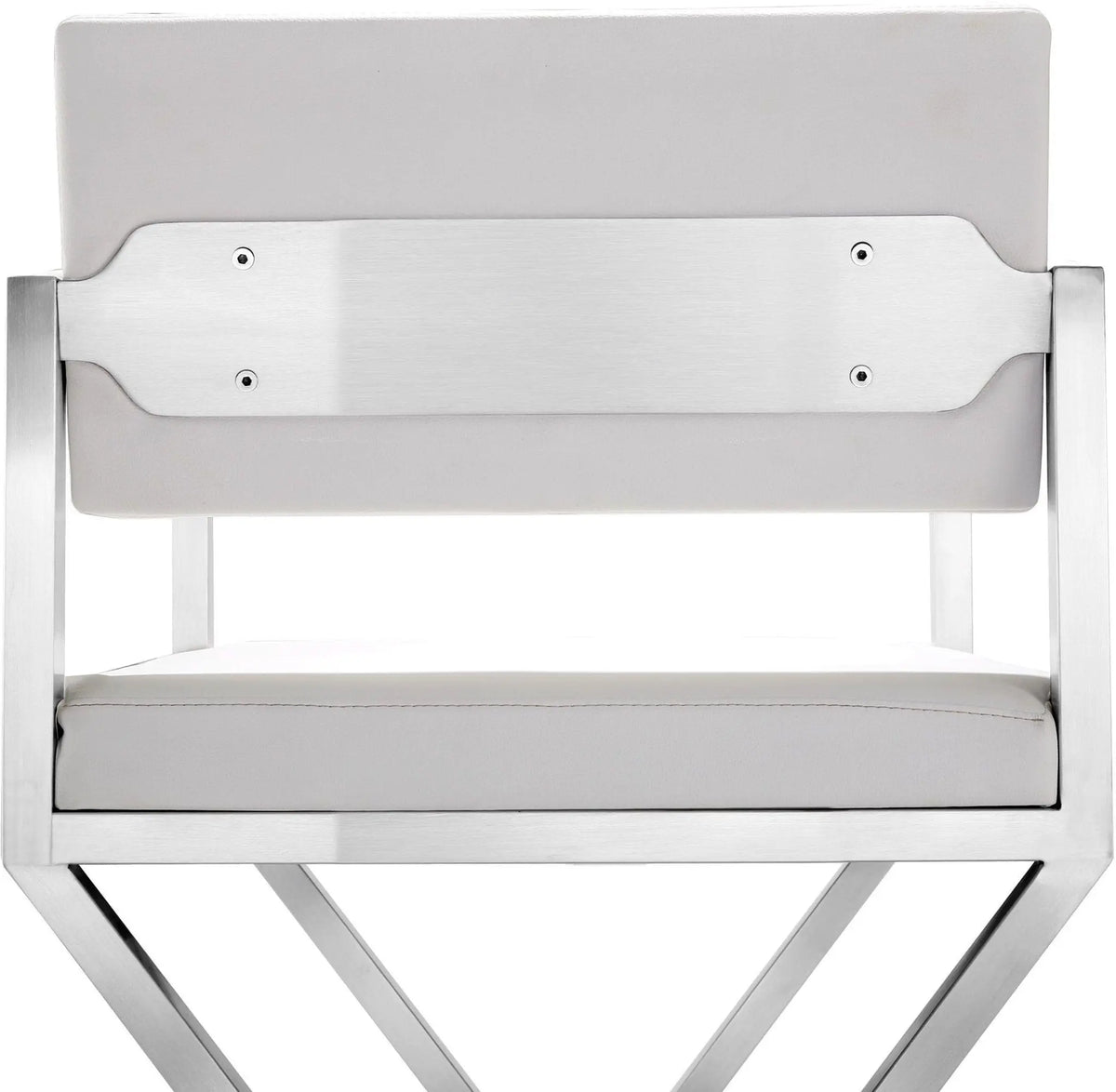 Director White Steel Barstool Counter Stools| TOV