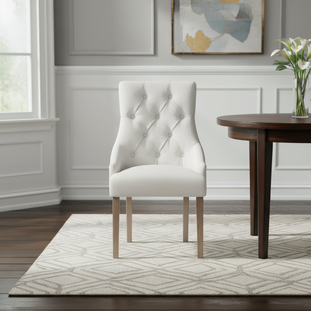 Disney Beige Linen Dining Chair Dining Chairs| Roots Furniture