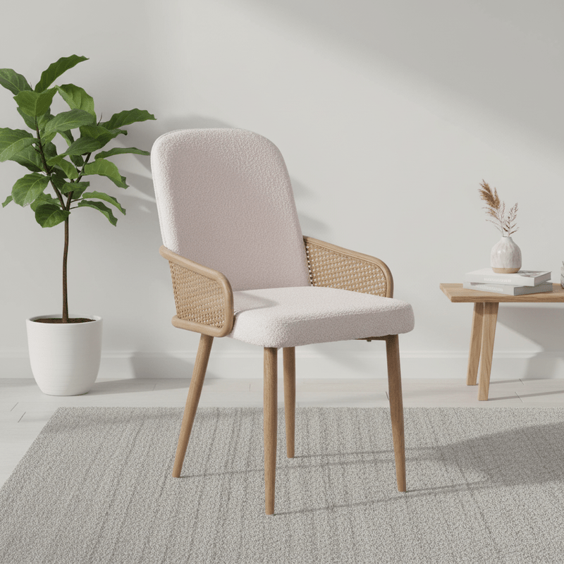 Divo Dining chair – bouclé Dining Chair| Otath