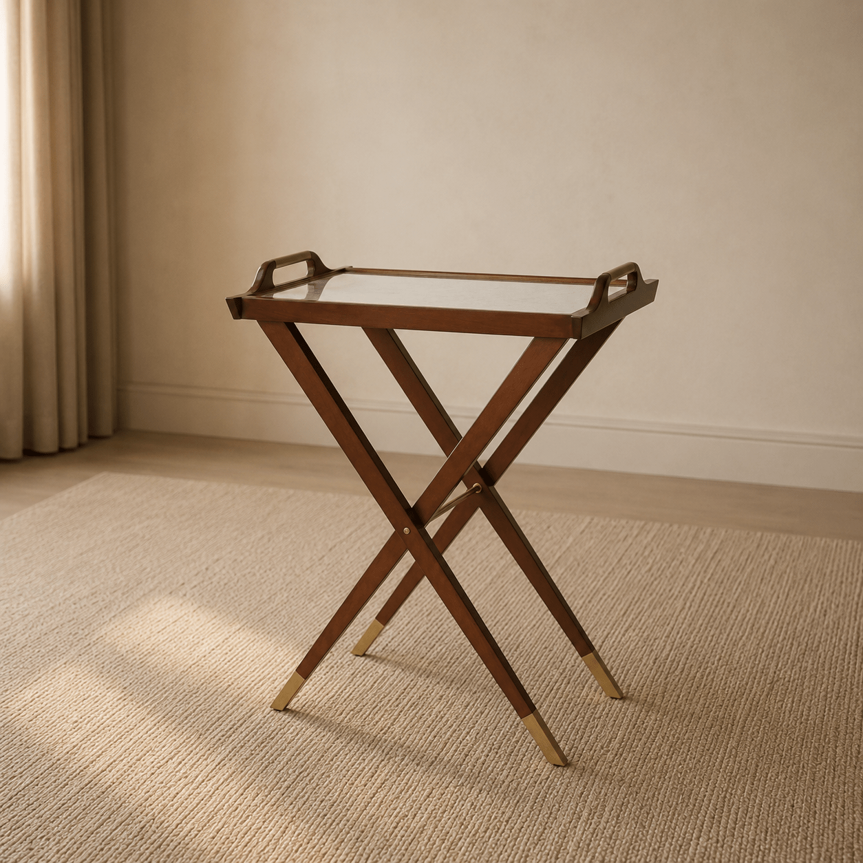 Diwan Gold SQUARE SIDE TABLE Consoles & Sideboards| Roots Furniture