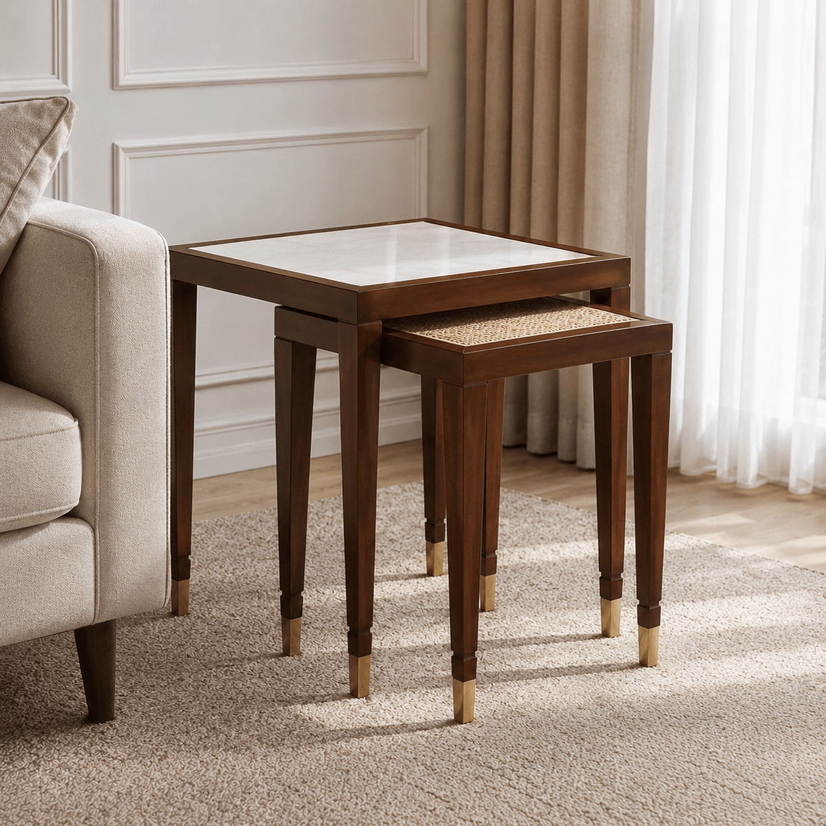Diwan NESTING TABLE Coffee Tables| AlRugaib Furniture